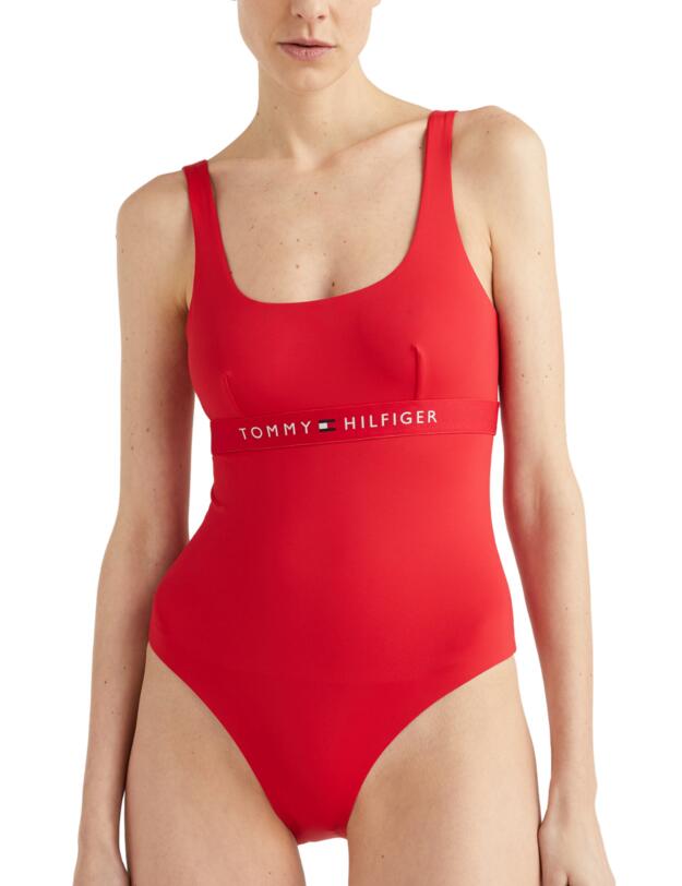 Tommy Hilfiger One Piece Swimsuit Primary Red 