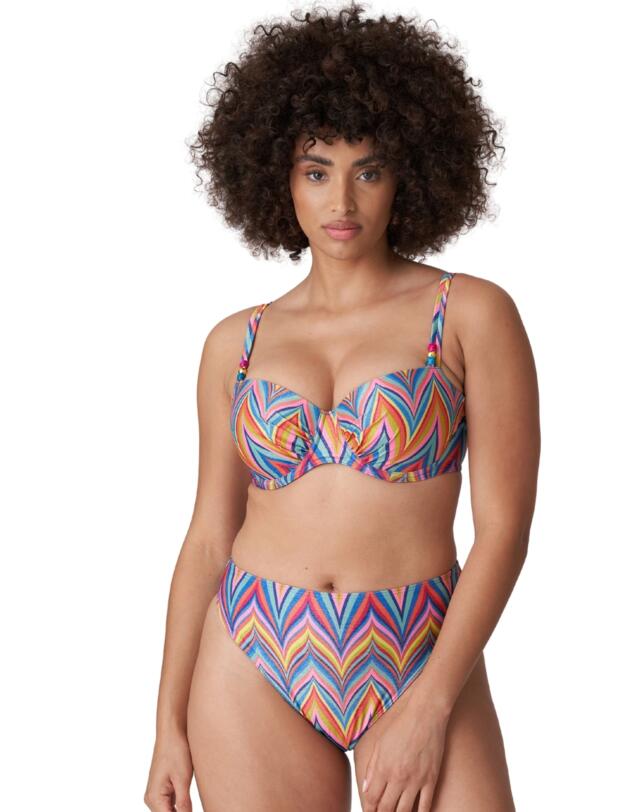  Prima Donna Kea High Waisted Bikini Briefs Rainbow Paradise