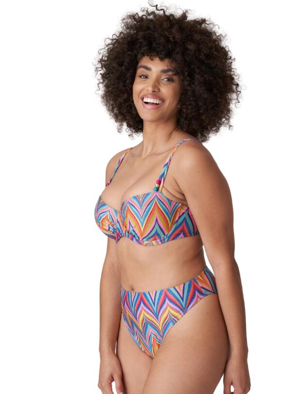  Prima Donna Kea High Waisted Bikini Briefs Rainbow Paradise