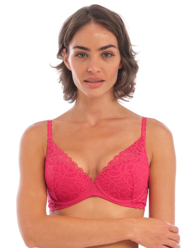 Wacoal Raffine Padded Plunge Bra Framboise