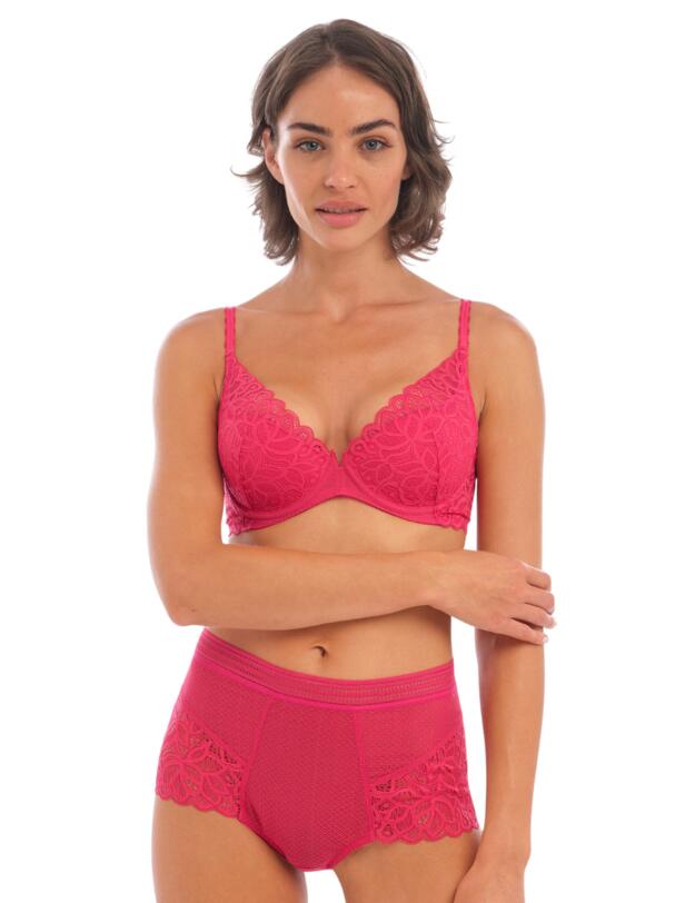Wacoal Raffine Padded Plunge Bra Framboise