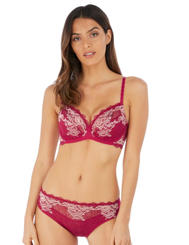 Wacoal Lace Perfection Underwired Bra Cerise