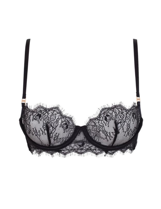 Bluebella Grace Balcony Bra Black