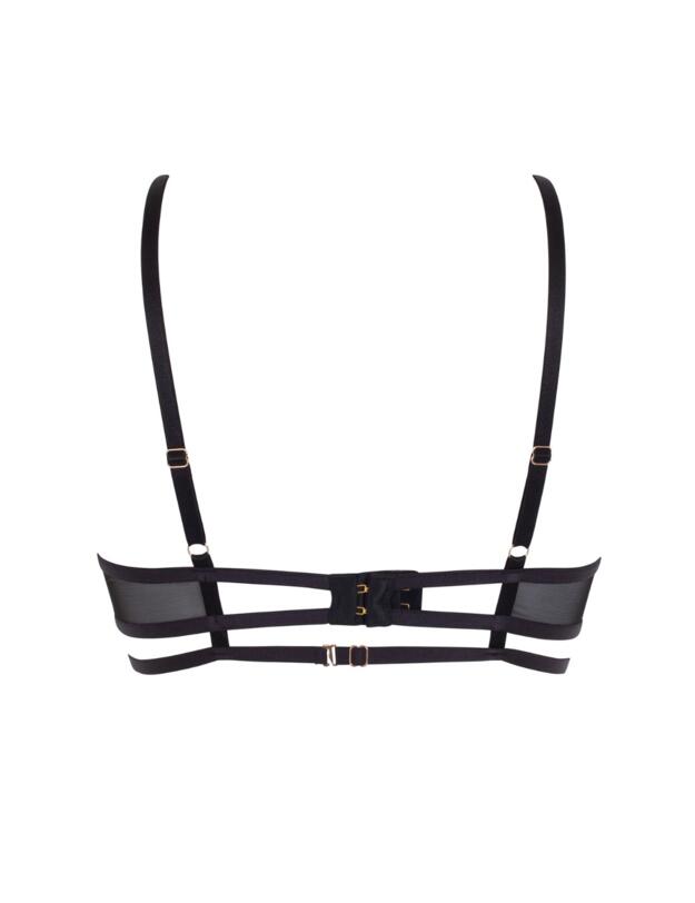 Bluebella Hallie Demi Cup Bra Black