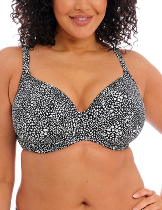 Elomi Pebble Cove Plunge Bikini Top Black