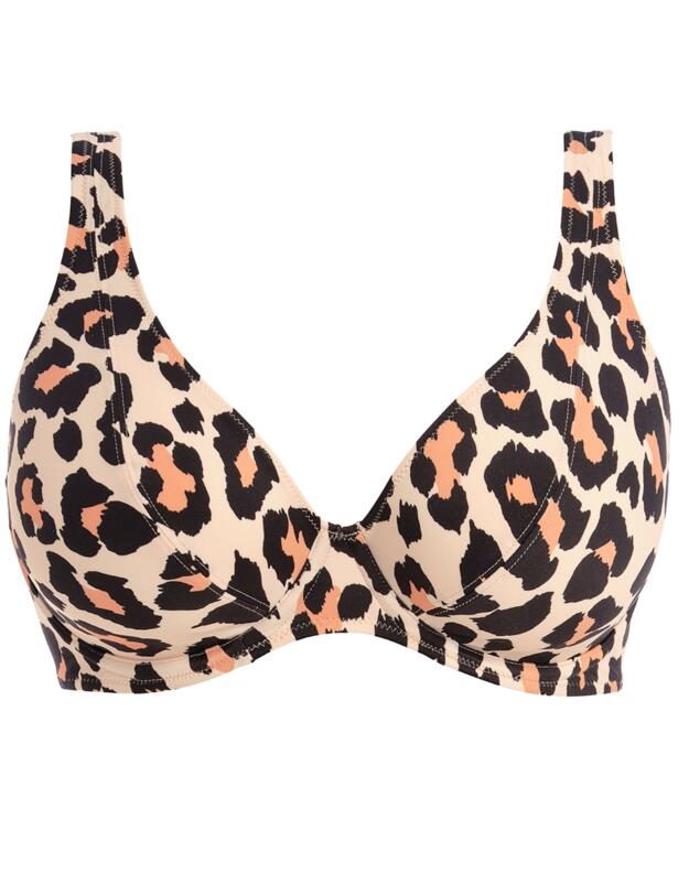 Freya Animal Instinct High Apex Bikini Top Natural