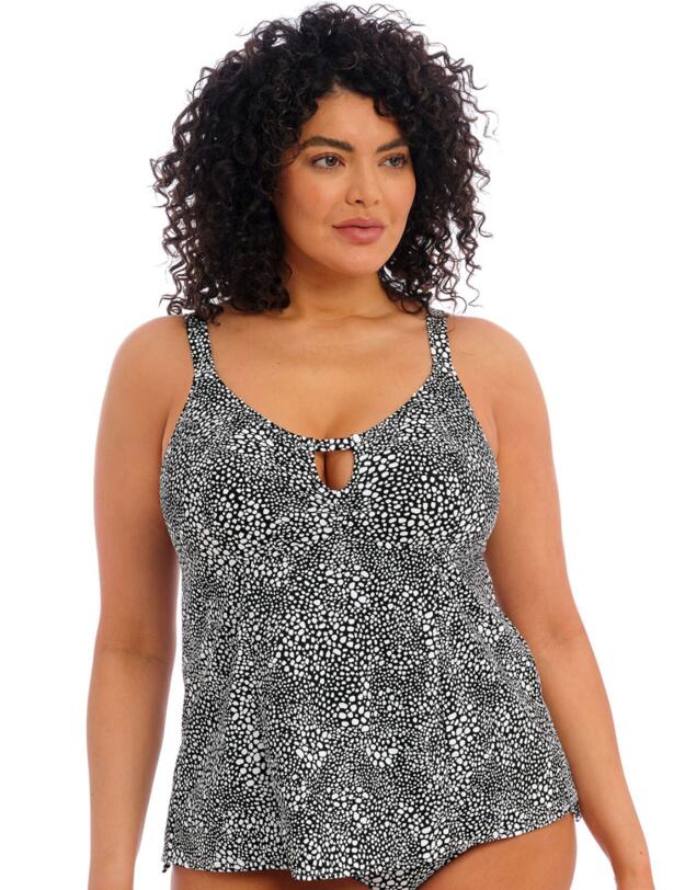 Elomi Pebble Cove Moulded Tankini Top Black
