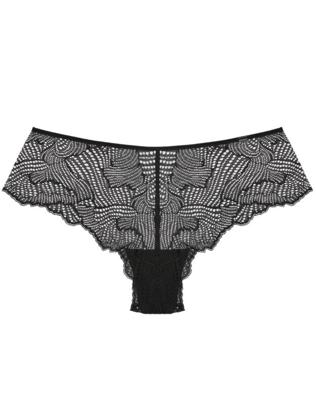 Calvin Klein Geo Lace Hipster Brief Black 