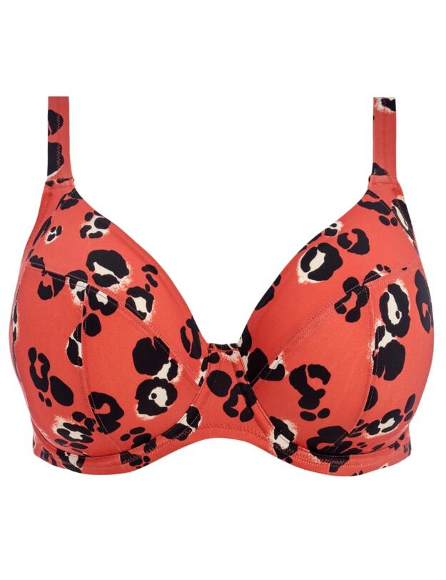 Elomi Kotiya Plunge Bikini Top Terracotta
