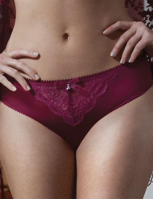 10529 Charnos Cherub Brief Knickers - 10529 Claret Brief