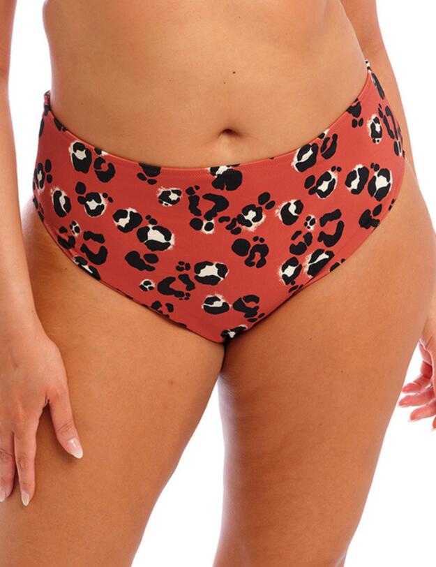 Elomi Kotiya Mid Rise Bikini Brief  Terracotta