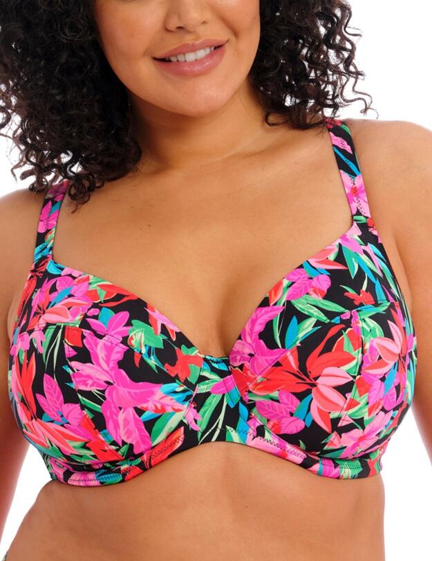 Elomi Savaneta Plunge Bikini Top Black