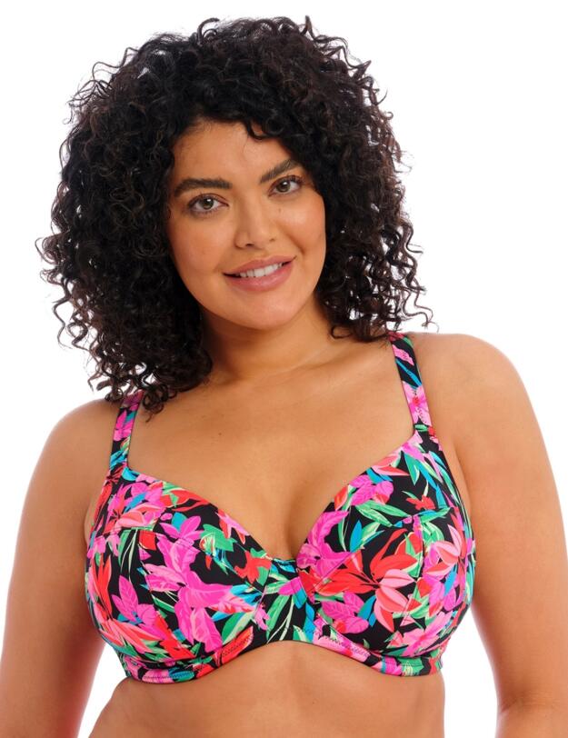 Elomi Savaneta Plunge Bikini Top Black
