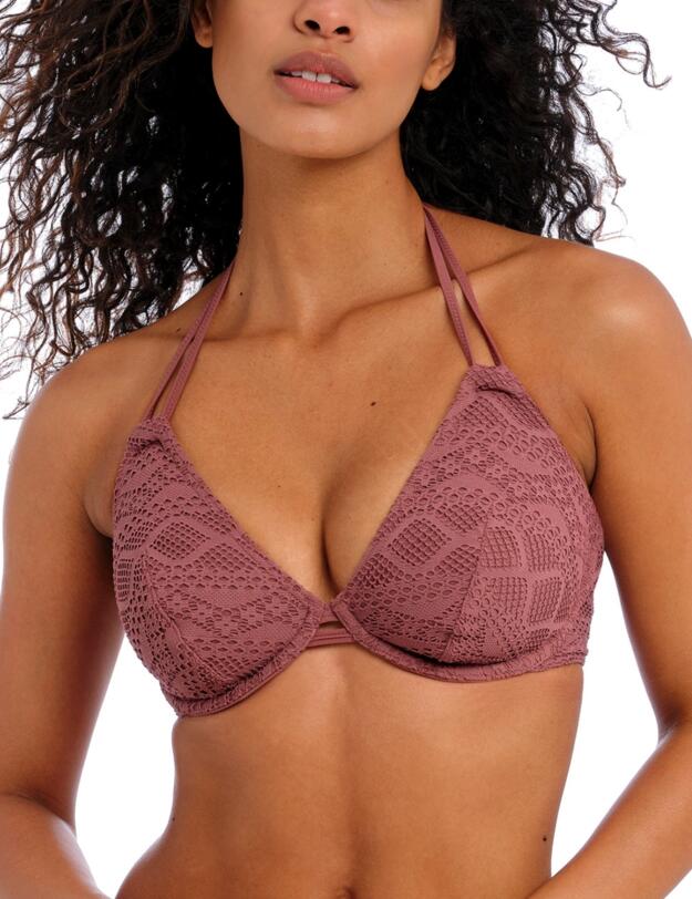 Freya Sundance Halter Bikini Top Nutmeg