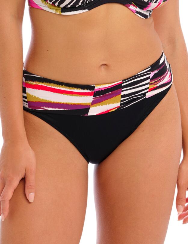 Fantasie Sanoa Island Fold Bikini Brief Black 