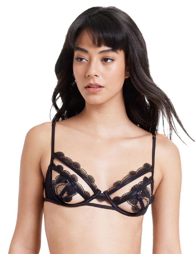Bluebella Ember Open Cup Bra Black 