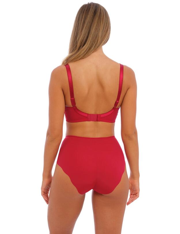 Fantasie Ana Underwired Padded Half Cup Bra Red