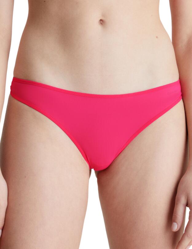 Calvin Klein Sheer Marquisette Thong Cerise Lipstick