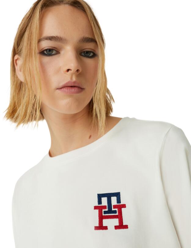 Tommy Hilfiger TH Monogram Pyjama Set Gift Box Ivory/Navy/Rouge