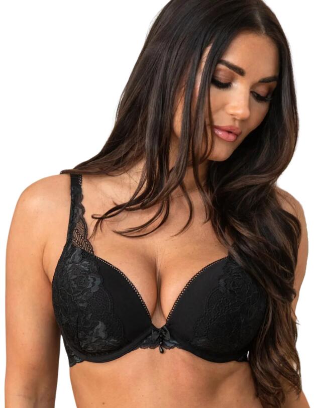 Pour Moi Ooo La La Padded Bra Black/Slate