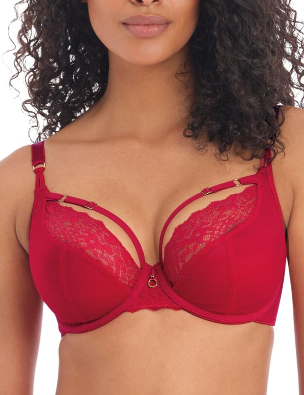 Freya Temptress Plunge Bra Cherry 