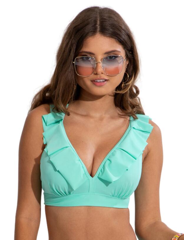 Pour Moi Space Bikini Top Mint
