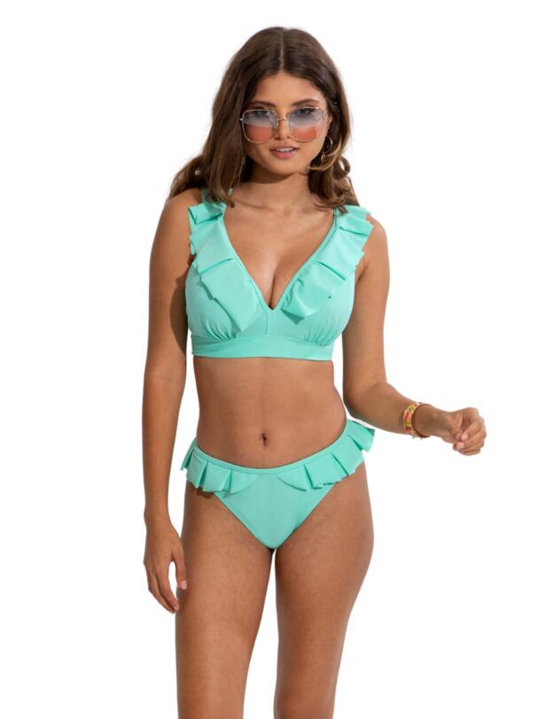 Pour Moi Space Bikini Top Mint