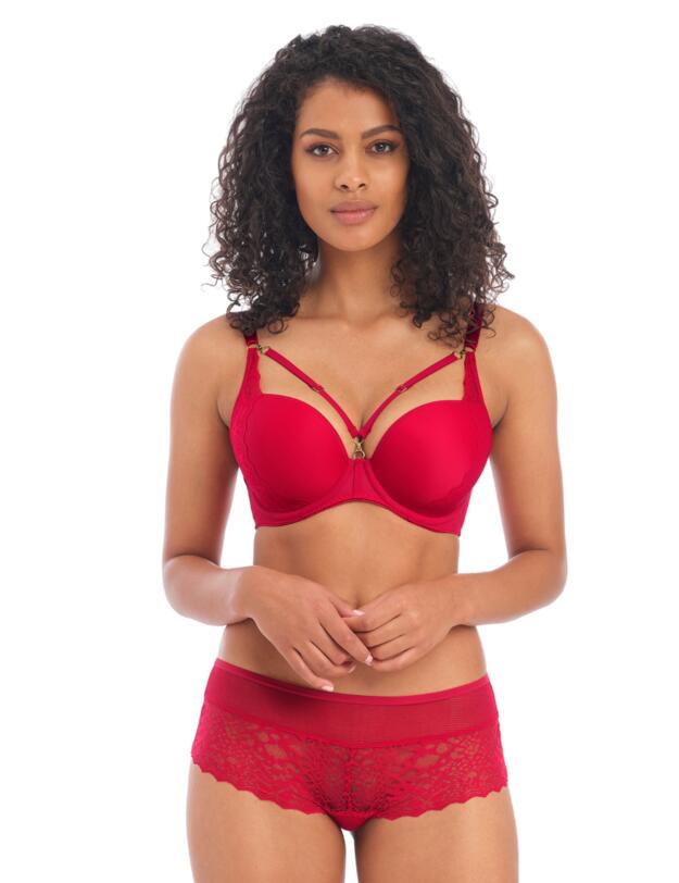 Freya Temptress Moulded Plunge T-shirt Bra Cherry 