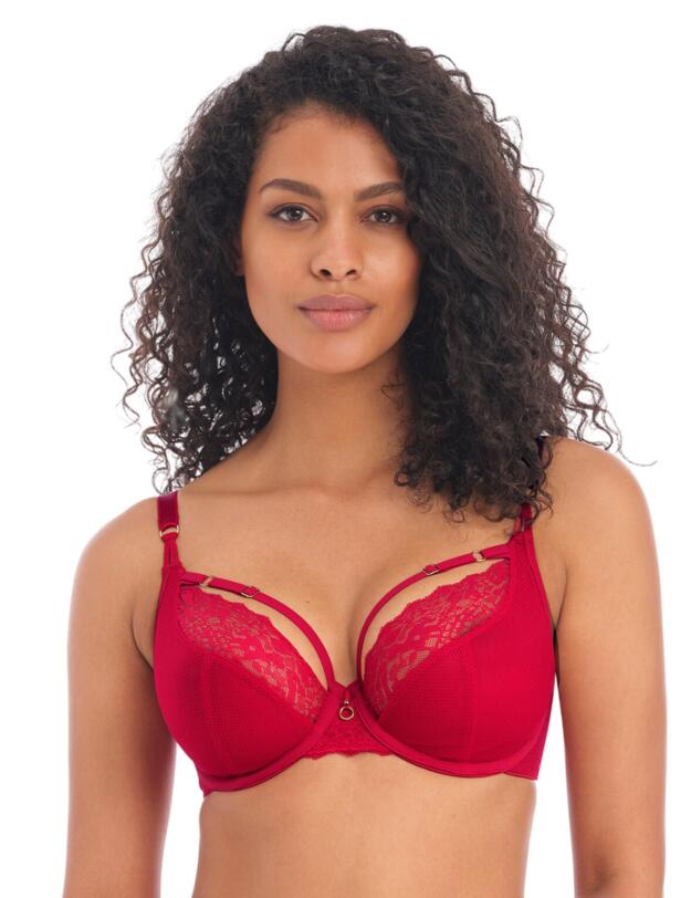 Freya Temptress Plunge Bra Cherry 