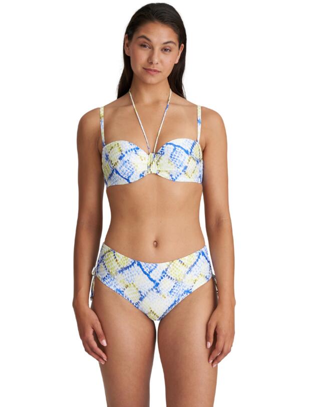 Marie Jo Lundey Multiway Bikini Top Lime Snake