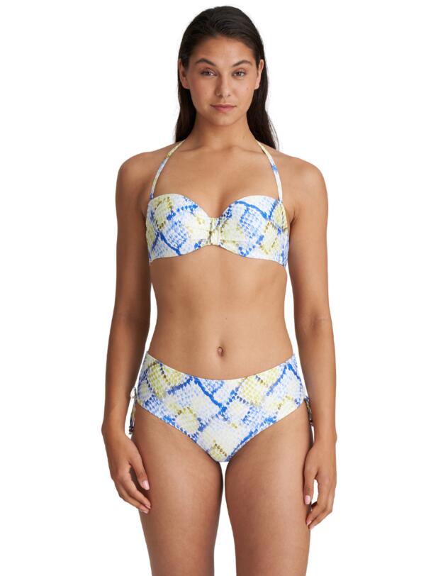 Marie Jo Lundey Multiway Bikini Top Lime Snake