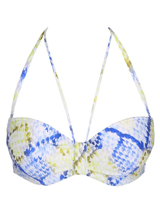 Marie Jo Lundey Multiway Bikini Top Lime Snake