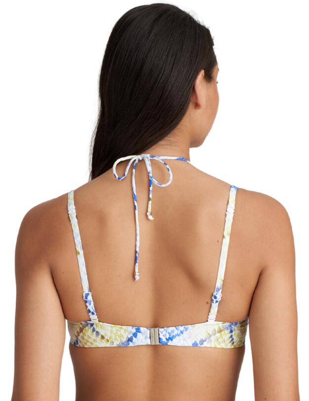 Marie Jo Lundey Multiway Bikini Top Lime Snake