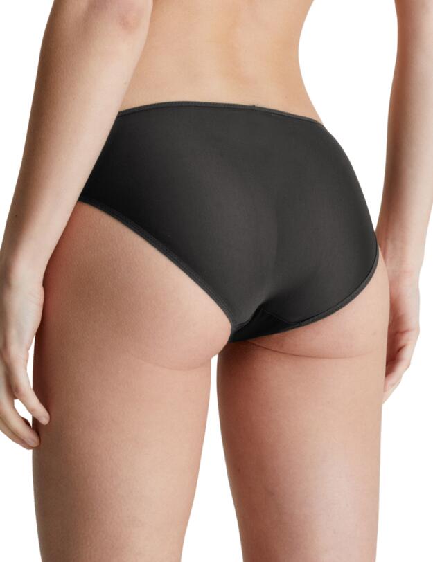  Calvin Klein Sheer Marquisette Bikini Style Brief Black 