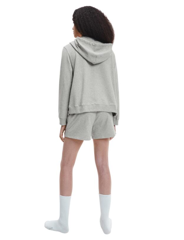 Calvin Klein Modern Cotton Full Zip Hoodie Grey Heather
