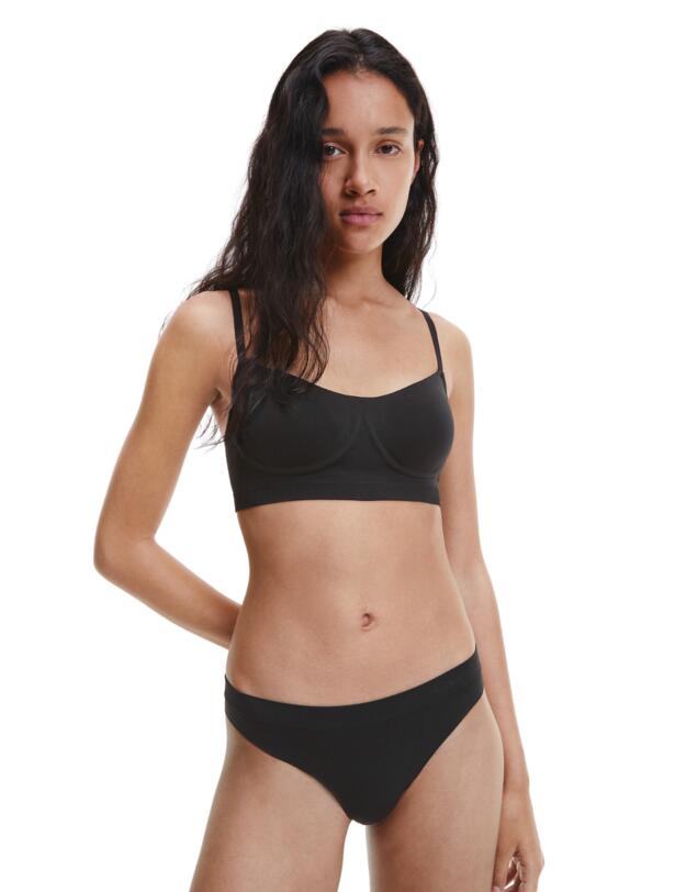 Calvin Klein Bonded Flex Balcony Bra Black