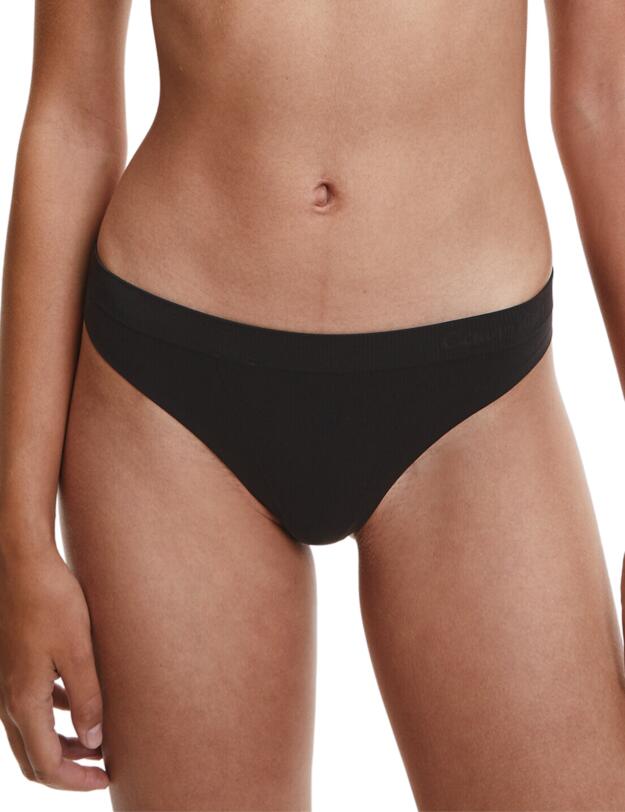 Calvin Klein Bonded Flex Thong Black