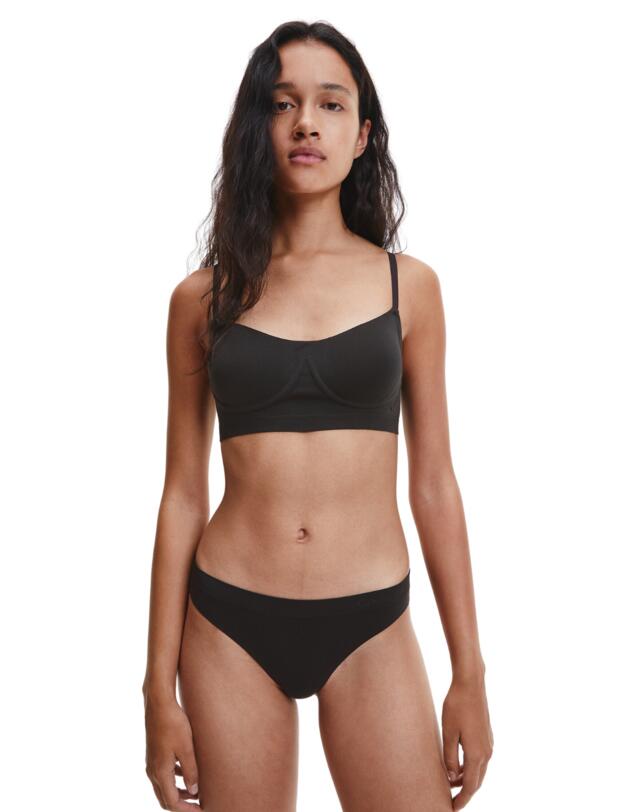 Calvin Klein Bonded Flex Thong Black