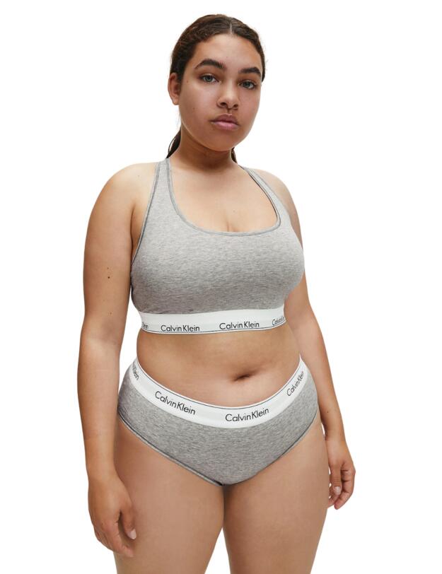 Calvin Klein Modern Cotton Hipster Briefs Grey Heather