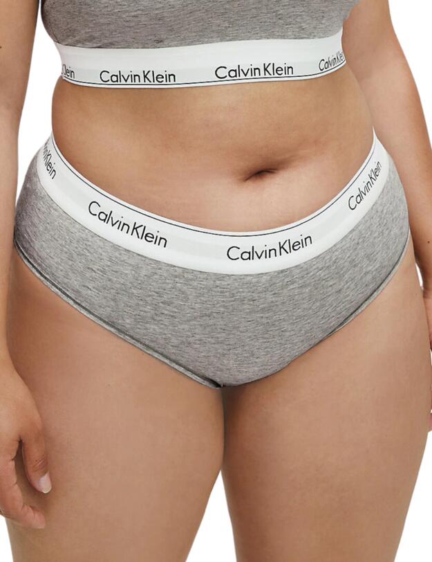 Calvin Klein Modern Cotton Hipster Briefs Grey Heather