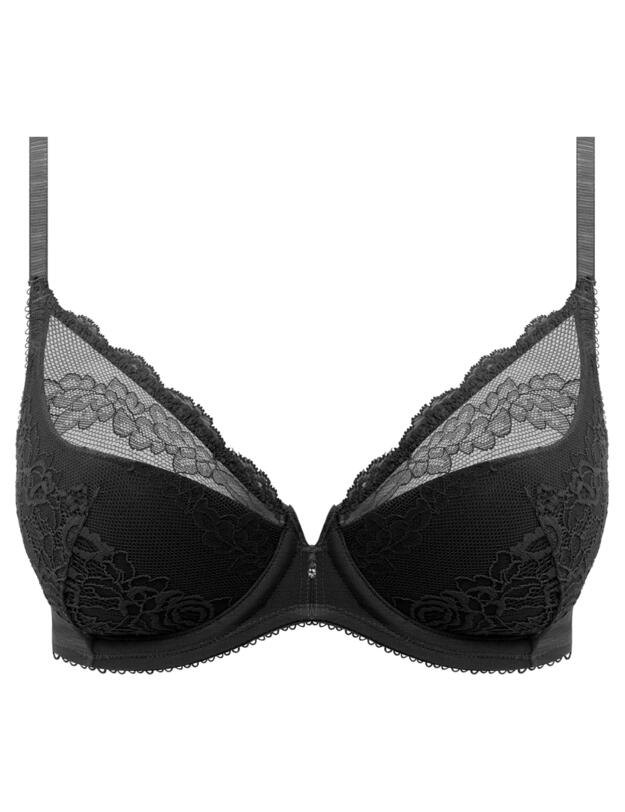 Wacoal Ravissant Plunge Bra Black