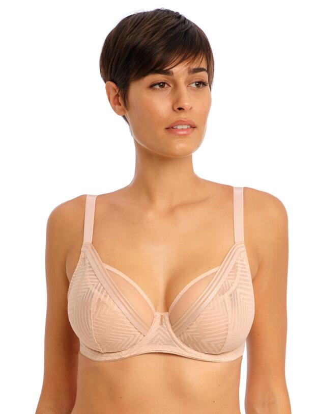Freya Tailored High Apex Plunge Bra Natural Beige