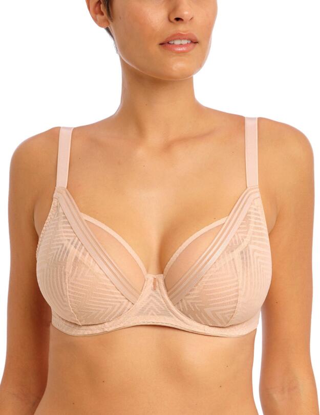 Freya Tailored High Apex Plunge Bra Natural Beige