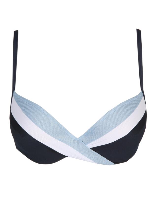 Marie Jo Sitges Padded Plunge Bikini Top Cloud Party