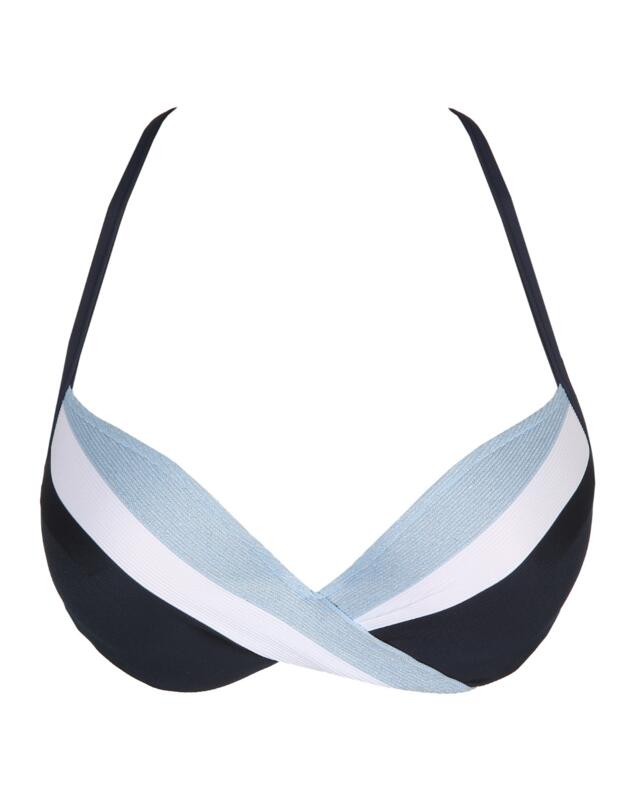 Marie Jo Sitges Padded Plunge Bikini Top Cloud Party
