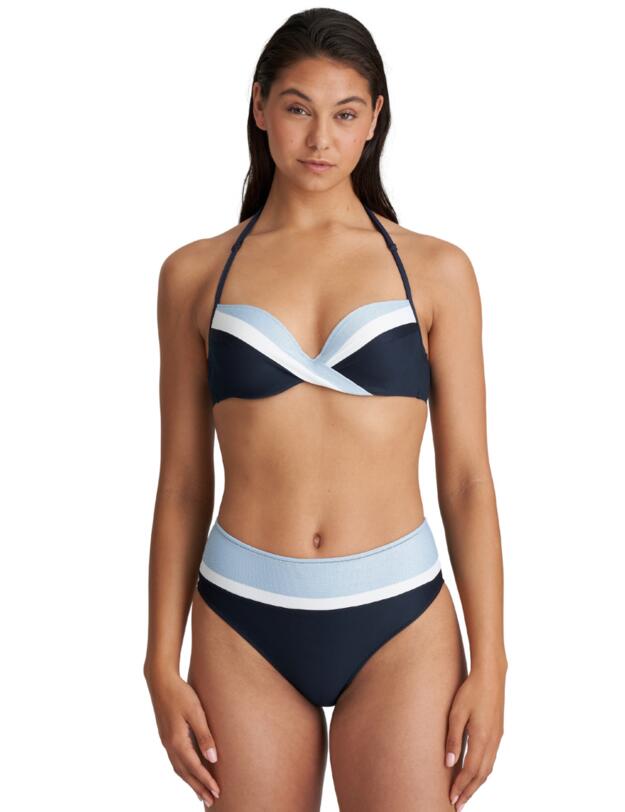Marie Jo Sitges Padded Plunge Bikini Top Cloud Party