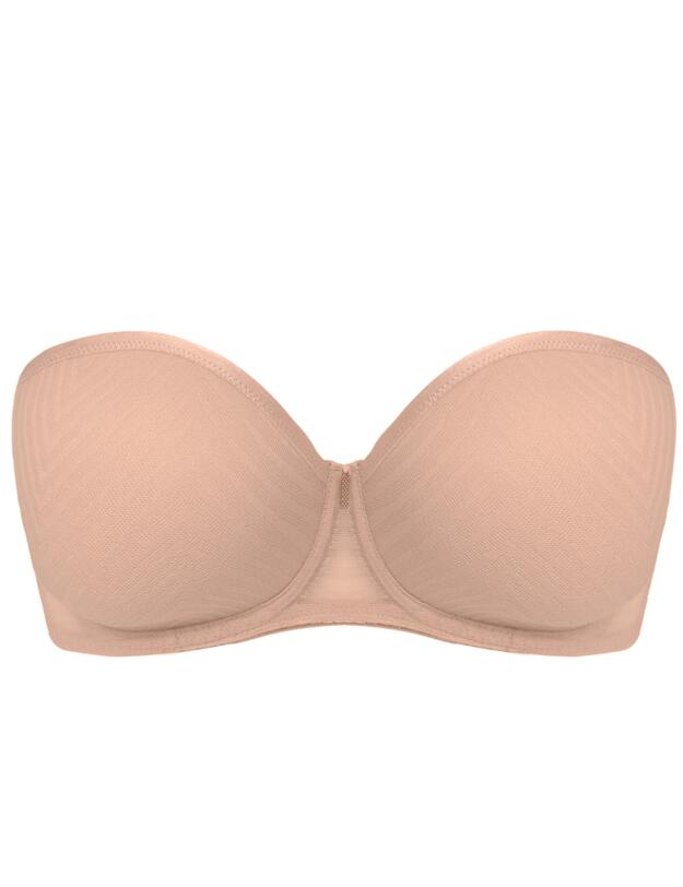 Freya Tailored Padded Strapless Bra Natural Beige