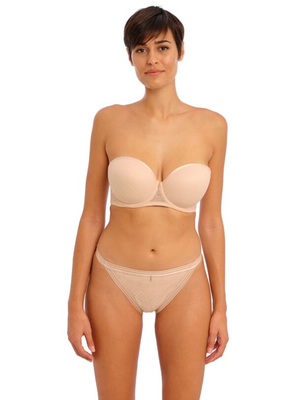 Freya Tailored Padded Strapless Bra Natural Beige