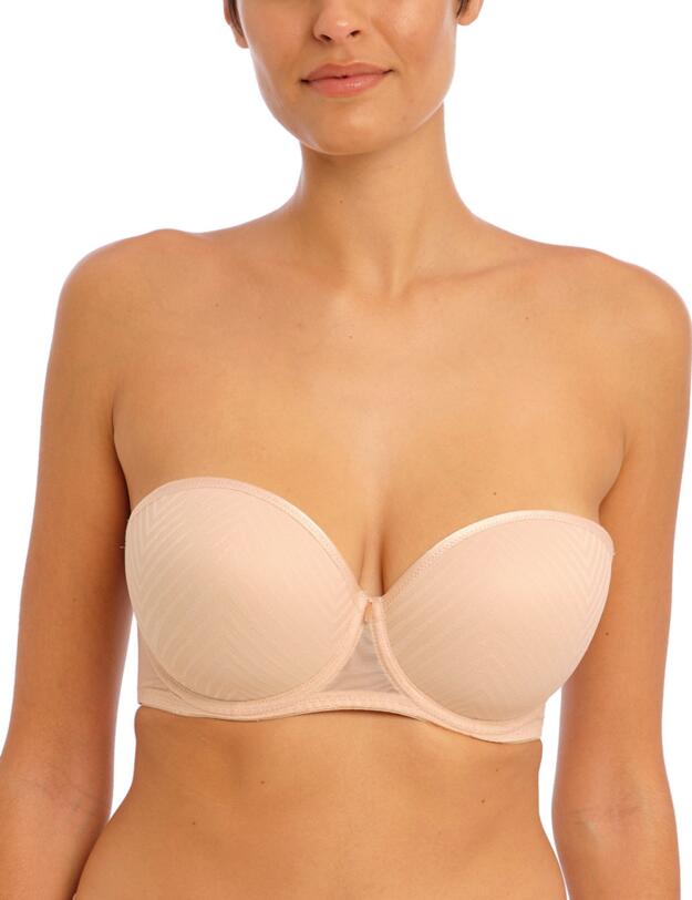 Freya Tailored Padded Strapless Bra Natural Beige