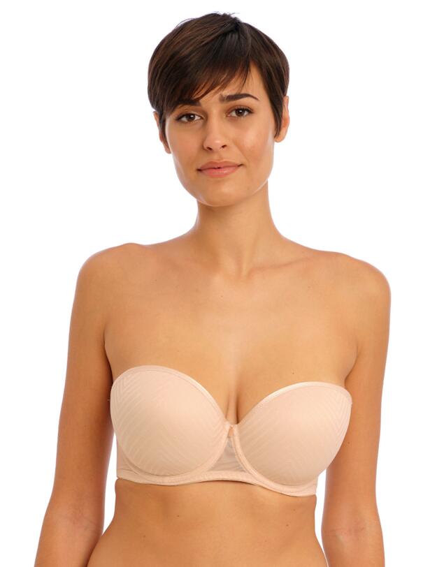 Freya Tailored Padded Strapless Bra Natural Beige